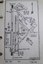 Bergstrom airfield diagram